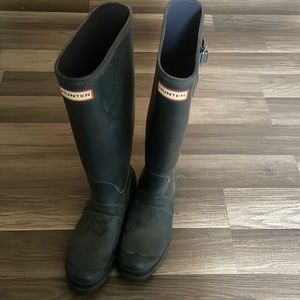 Navy Hunter Boots
